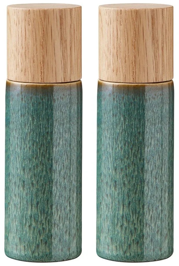 Zöld kerámia só- és borsőrlő szett 2 db-os Gastro Green – Bitz