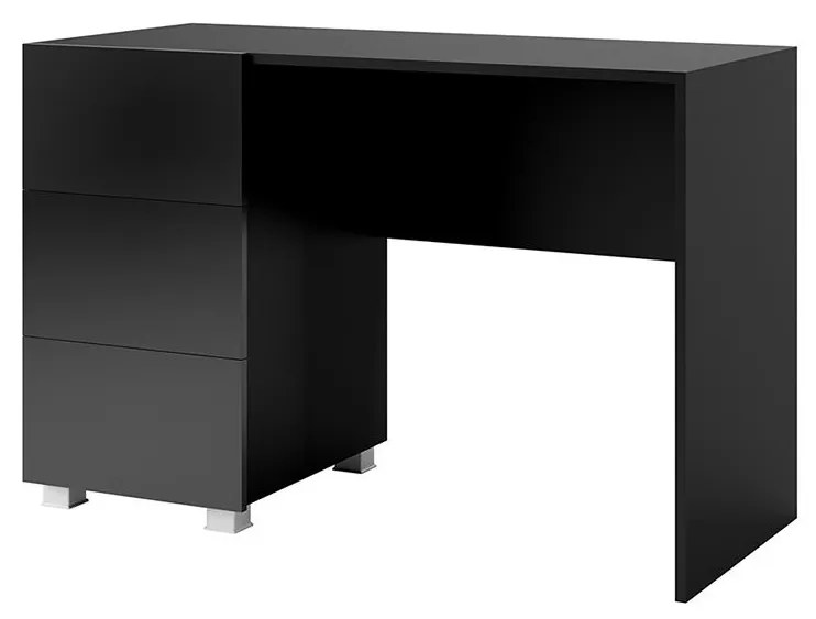 Íróasztal Brenali BR08 (fekete + fényes fekete). 1058378