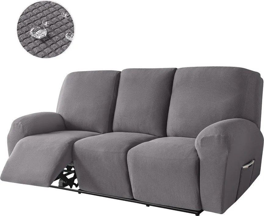 Relax Fotel Huzat (vízlepergető, 3 üléses, sötétszürke)