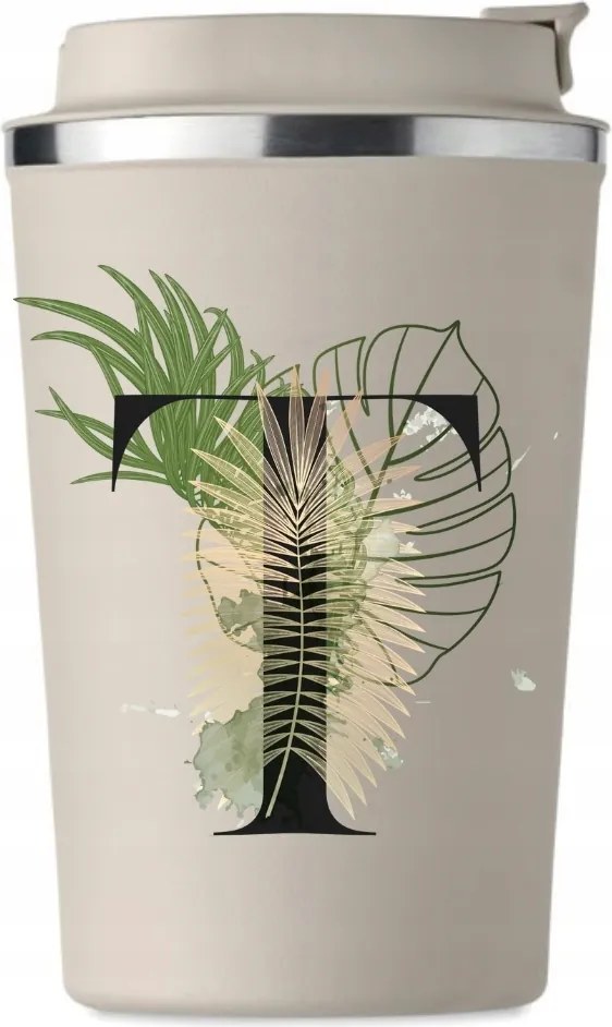 Prémium thermo bögre bézs T-betűvel Tata Tomi Tola KT_241_b