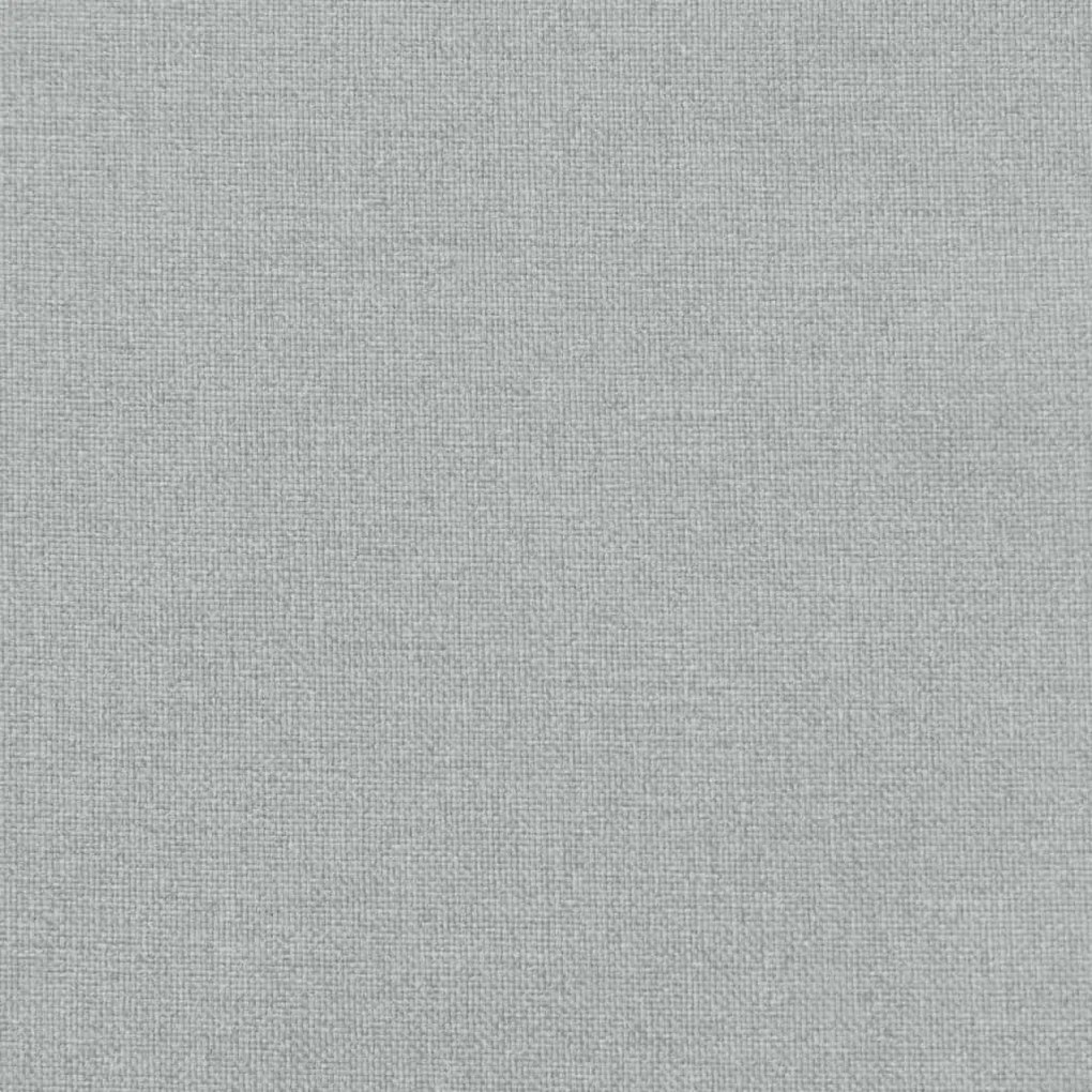 2 db melange világosszürke szövet kerti padpárna 150 x 50 x 7cm