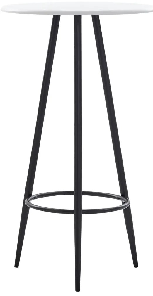 Fehér MDF bárasztal 60 x 107,5 cm