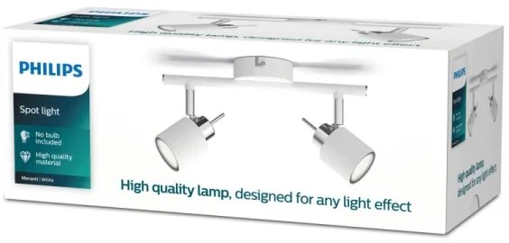 Philips - Spotlámpa MERANTI 2xGU10/35W/230V fehér