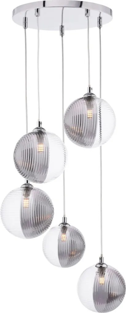 Dar Lighting Federico FED0550-19 Függőlámpa 5x40w/g9 ip20