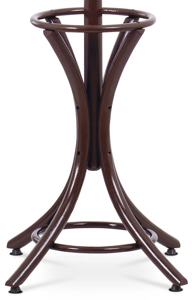 Fa ruhafogas állvány, sötétbarna, 52 x 186 cm