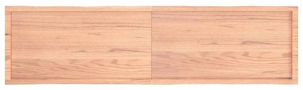 világosbarna kezelt tömör asztallap 200x50x(2-6) cm