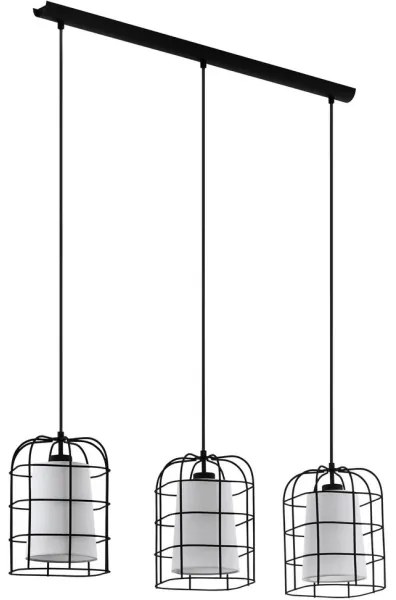 Eglo 43355 - Csillár zsinóron BITTAMS 3xE27/28W/230V