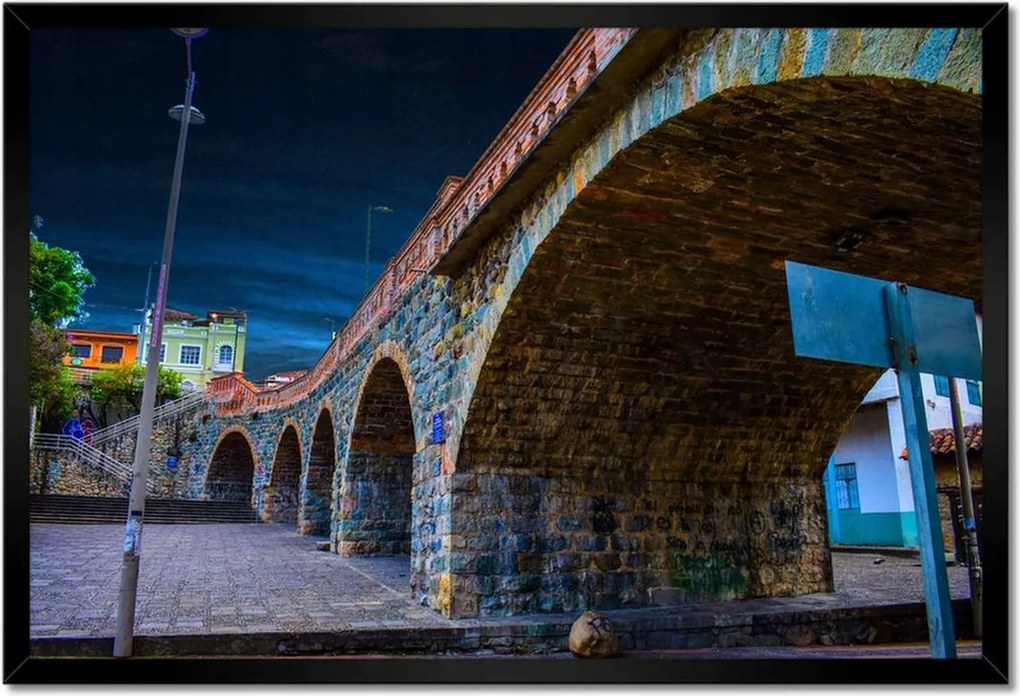 Poszterek keretben 60x40 Híd Építészet Tájkép