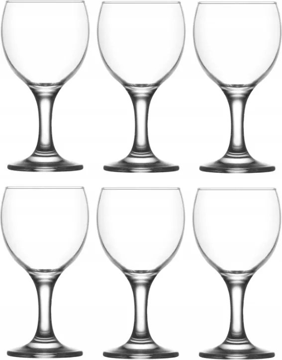 Lav Misket Pohár Szett 6 db-os Víz Borospohár Szett 170 ml