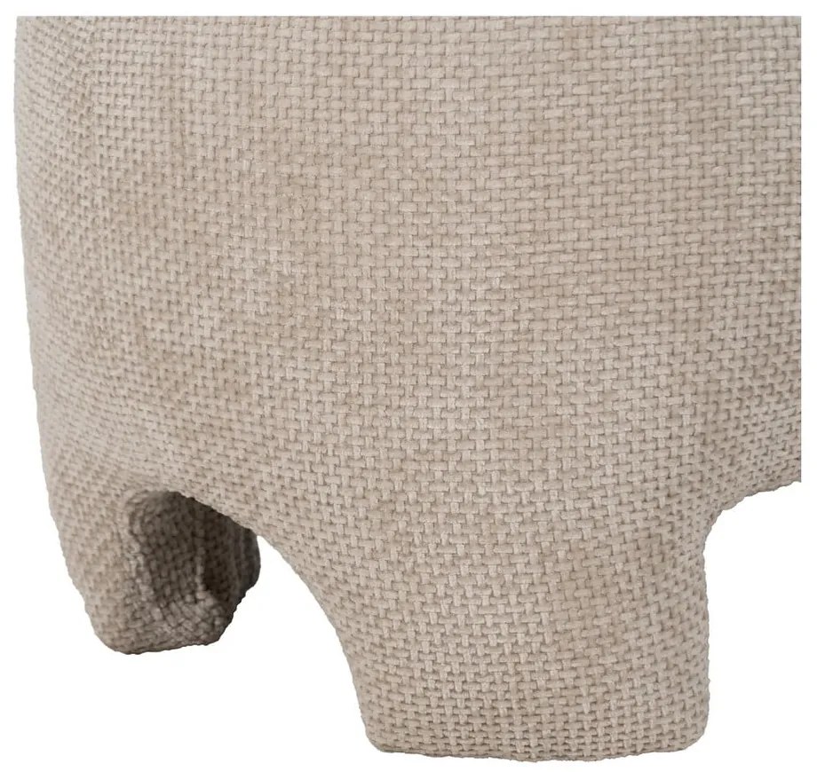 Bézs zsenília puff – Ixia