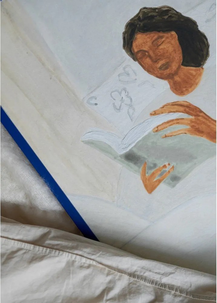 Poszter 50x70 cm Morning Read – Isabelle Vandeplassche – The Poster Club