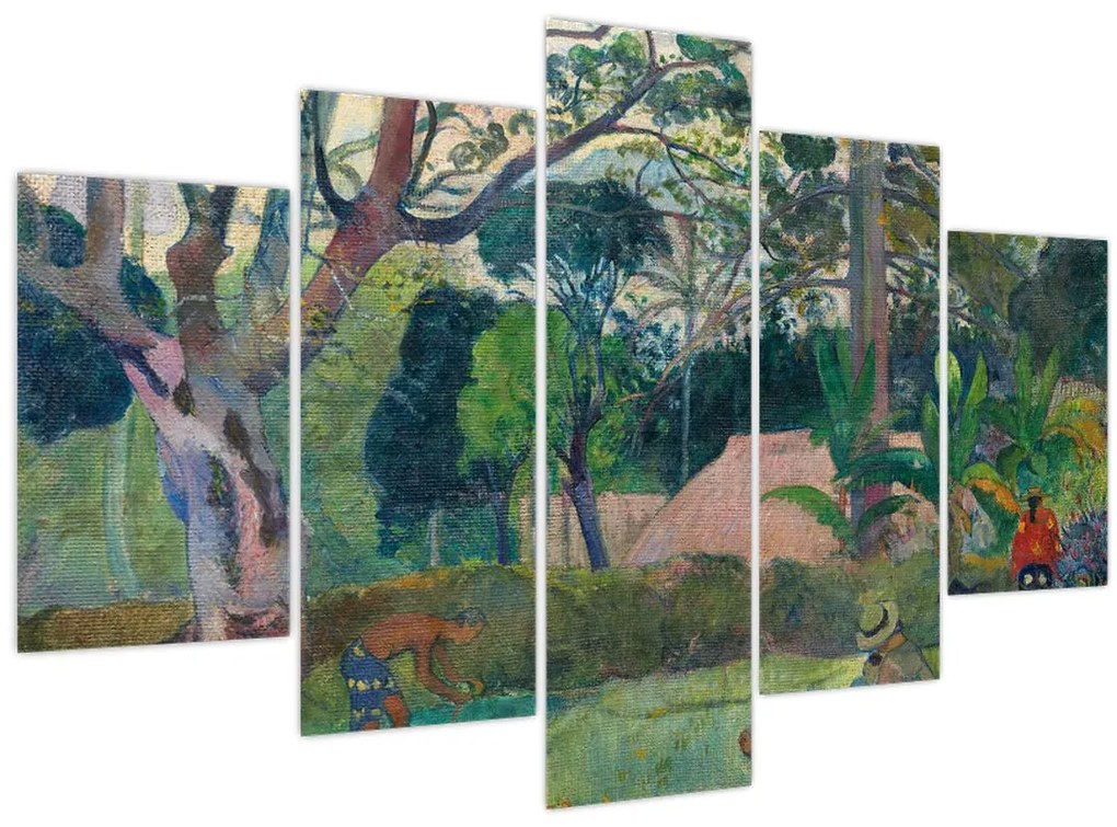 Kép - Paul Gauguin, Te raau rahi (The Big Tree), reprodukciók (150x105 cm)