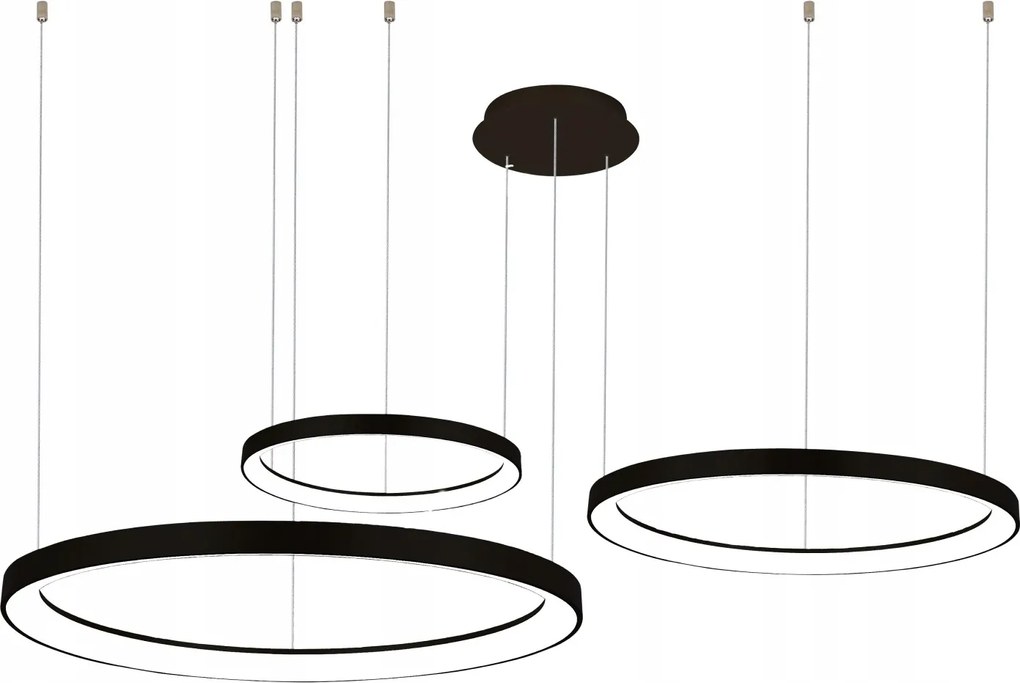 Állítható alumínium karikás lámpa magas mennyezetekhez Agnes 6600lm