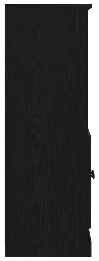 Nappali szekrény Fekete tölgy 60x35.5x103.5 cm Összeszerelt fa