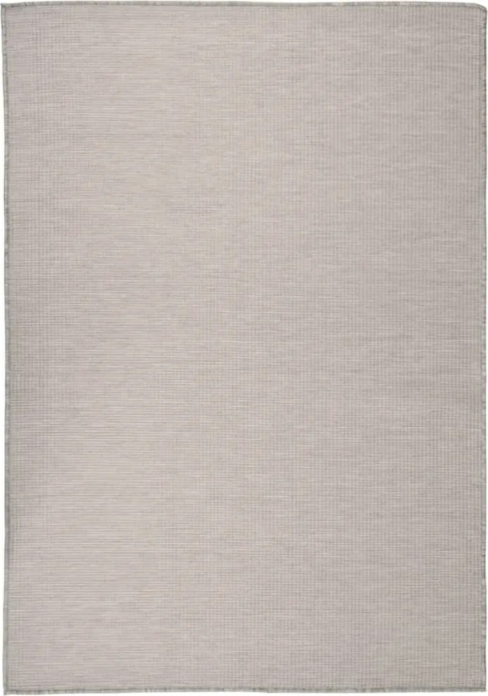 vidaXL világosszürke lapos szövésű kültéri szőnyeg 160 x 230 cm