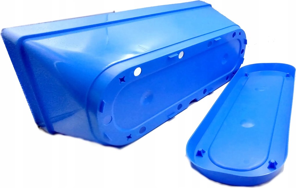 Luna virágtartó láda, kertbe, kék szín