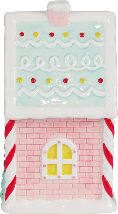 SWEET X-MAS sütitartó házikó 16x26cm