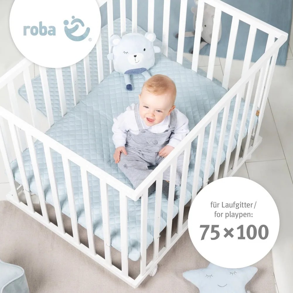 Levehető huzatos gyerek hab matrac 95x70 cm Safe Asleep® – Roba