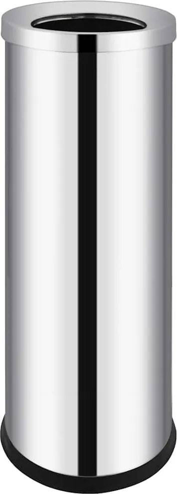 vidaXL rozsdamentes acél szemeteskuka 32 liter