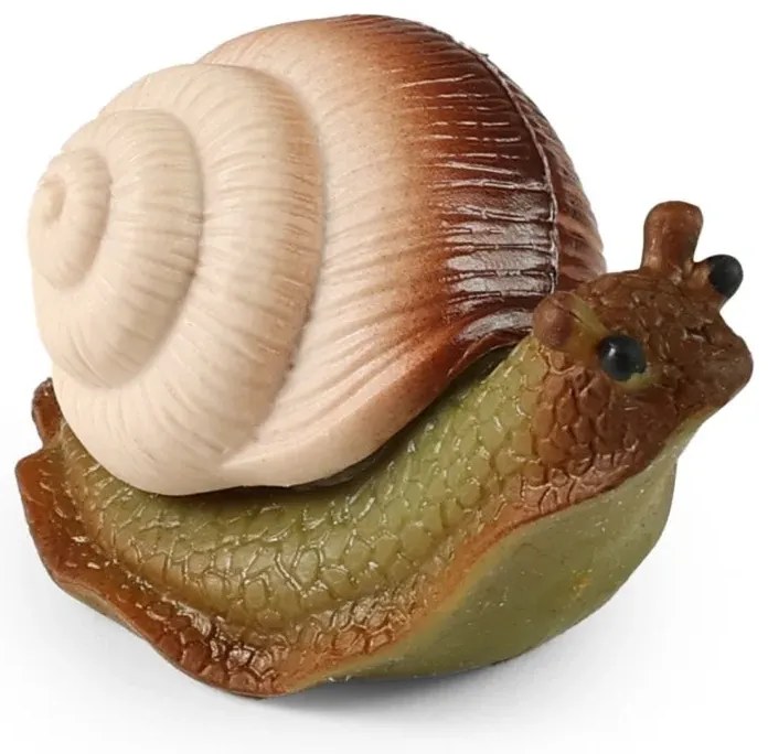 Szilikon csiga kemény csigaházzal - 11 cm