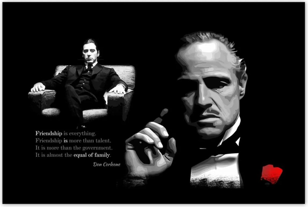 Poszterek 90x60 Don Vito Corleone