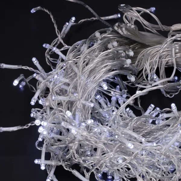 Brilagi - Kültéri karácsonyi LED fényfüzér, 400 db LED, 8 üzemmód, 23 m, IP44 védelem, hideg fehér