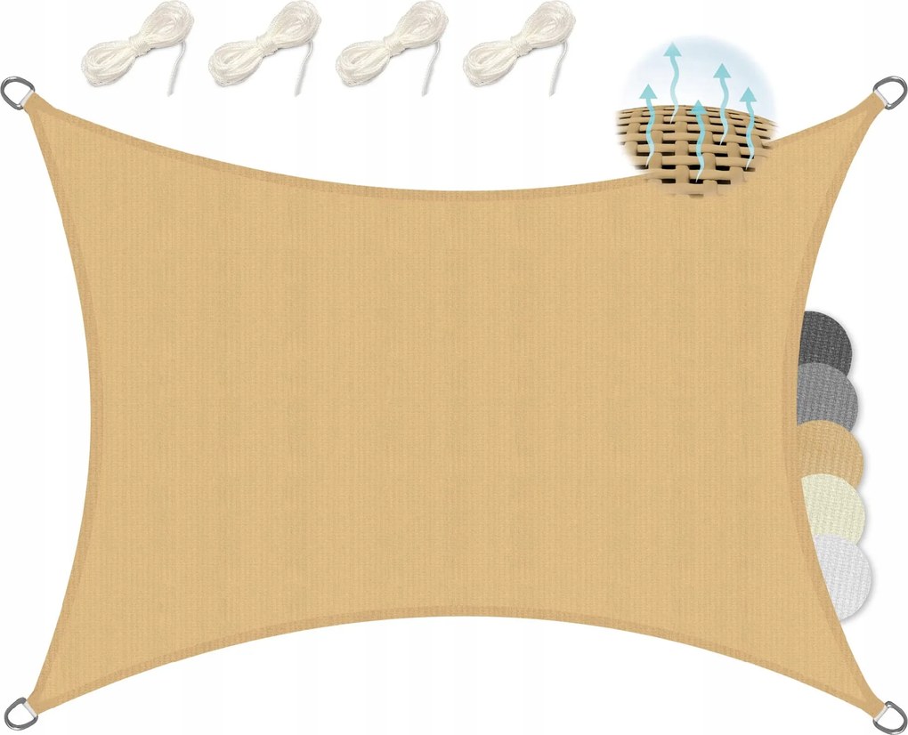 Sol Royal SolVision HS9 Napvitorla 4x3 m bézs