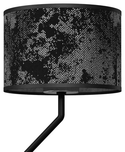 Fali lámpa SATINO 1xE27/40W + 1xGU10/MR11/7W fekete/szürke