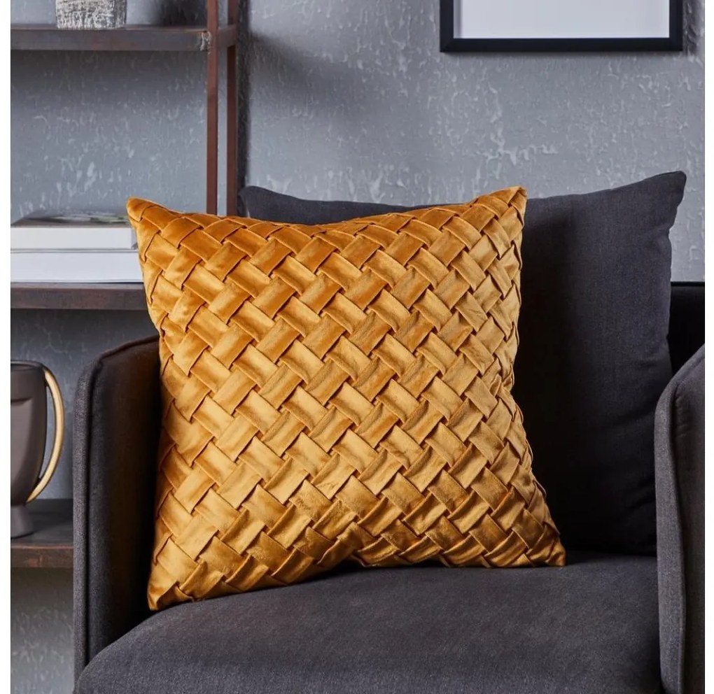 Eglo 420001 - Dekoratív párna ILES 45x45 cm sárga