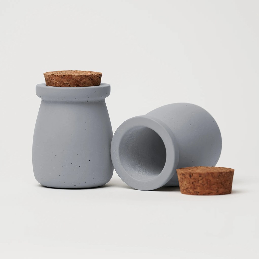 ODLITO ÖNTÖTT Betondoboz – Nefertiti – szürke – 8 cm – 10db