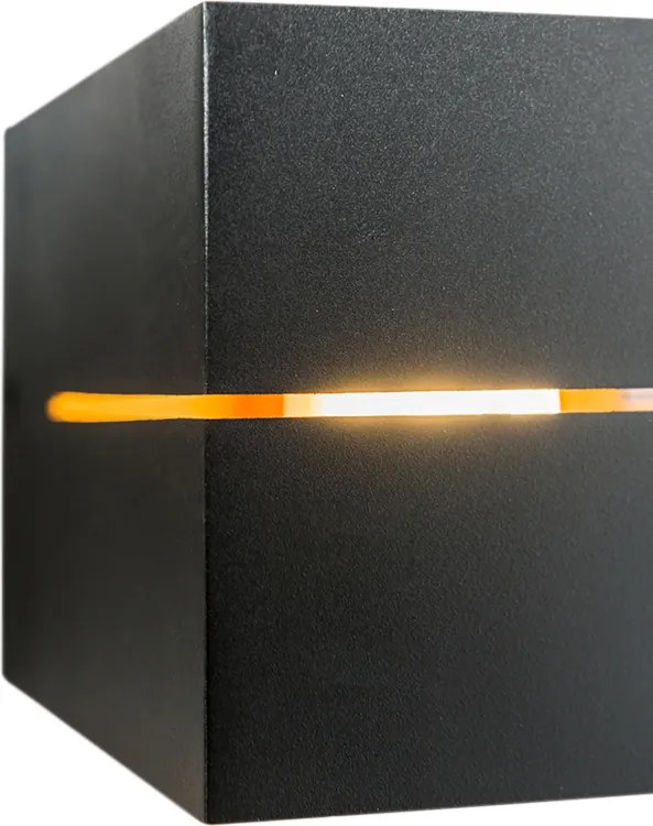4 db-os okos fali lámpa szett fekete arannyal 9,7 cm WiFi G9-cel - Transfer Groove