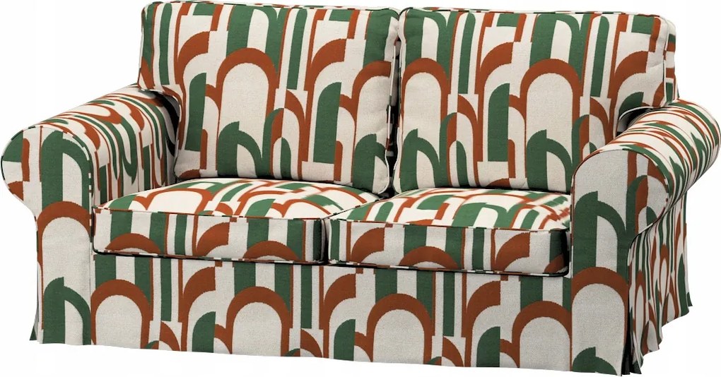 Ektorp 2 személyes kanapé huzat, összecsukható, Ikea zöld