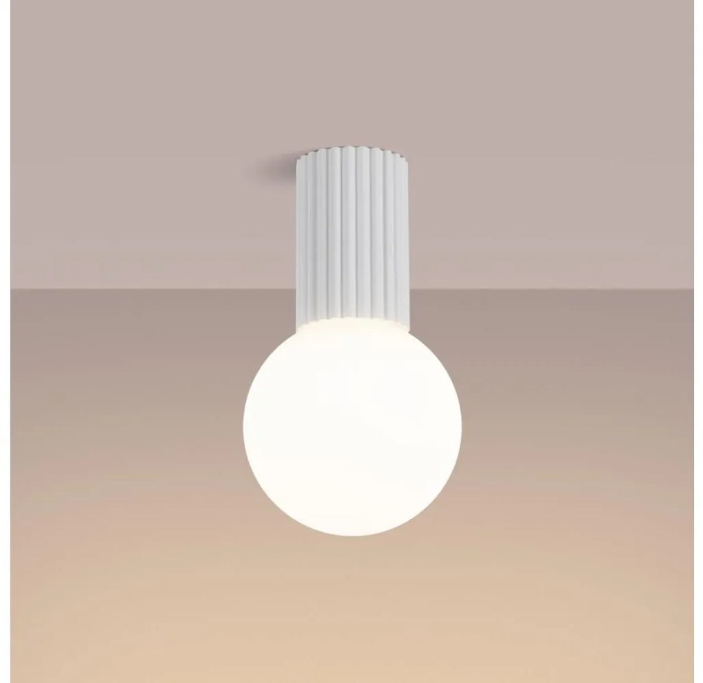 Sollux SL.1708 - Fürdőszobai mennyezeti lámpa HALO 1xG9/8W/230V IP44 fehér
