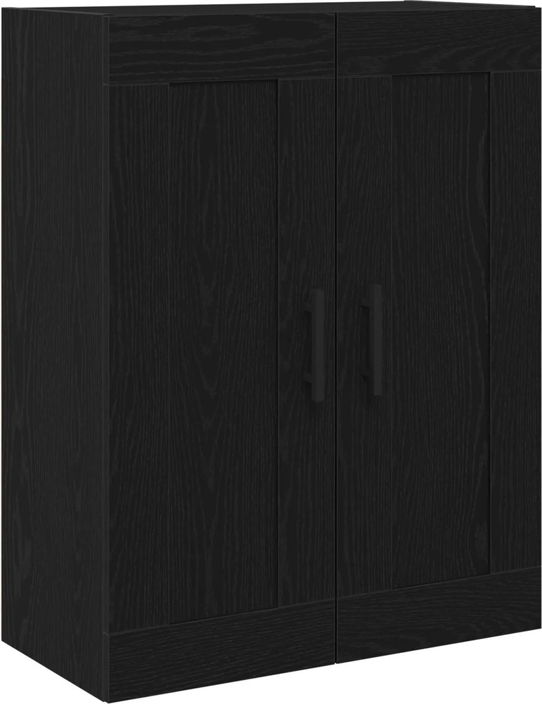 vidaXL Fali szekrény Fekete tölgy 69,5 x 34 x 90 cm Faanyag