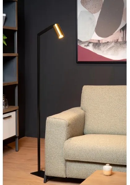 Lucide 45799/01/30 - Állólámpa SYBIL 1xGU10/35W/230V fekete/arany