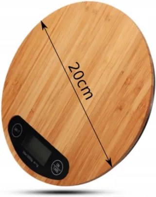 Digitális konyhamérleg Nature Bamboo