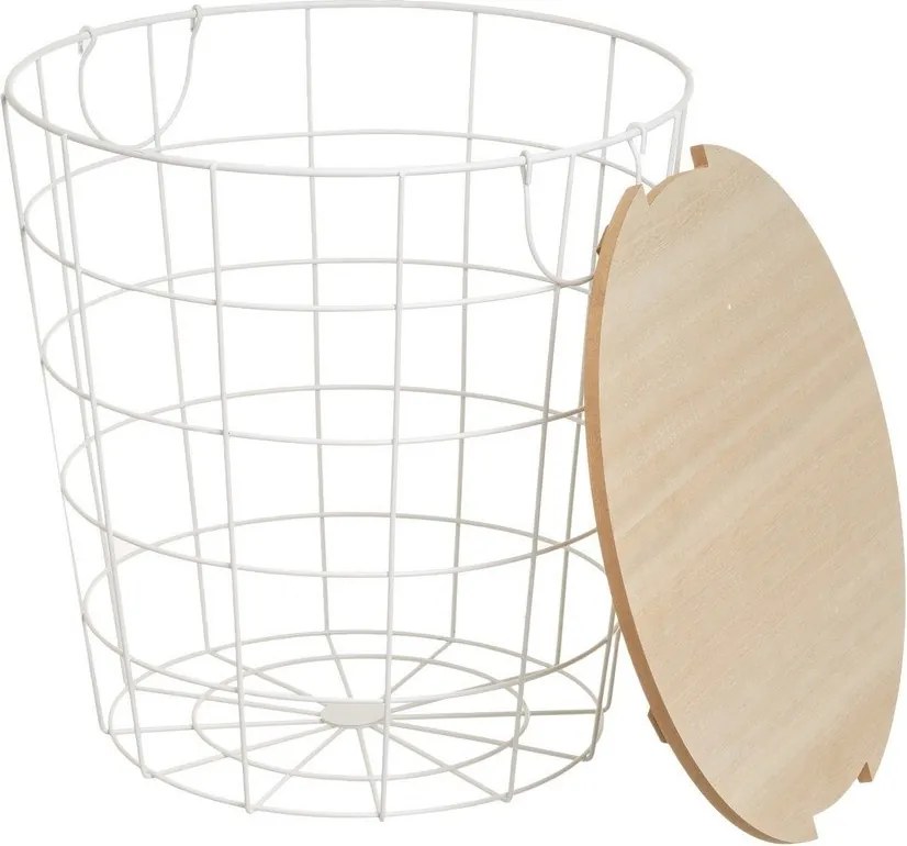 Kerek tárolóasztal szett 3 db-os 39x39 cm – Casa Selección