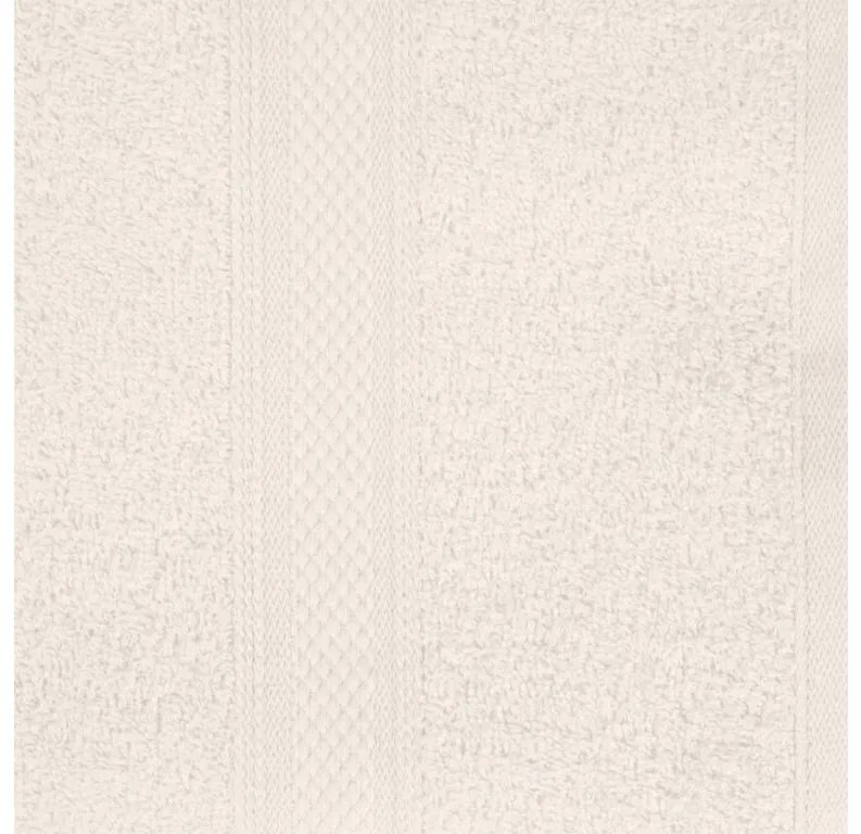 CLARYSSE ELEGANCE törölköző 70x140 cm krémszínű, 100% pamut