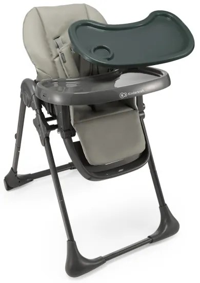 KINDERKRAFT - Gyermek étkezőszék TUMMIE szürke