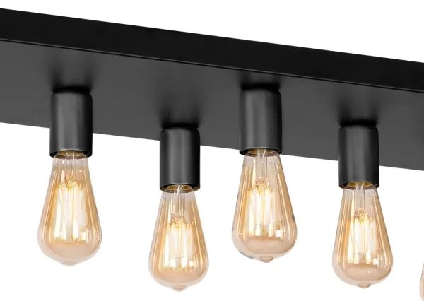 Spotlámpa FILO 11xE27/60W/230V fekete