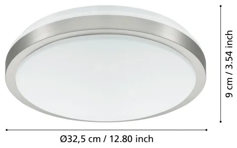 Eglo 96033 - LED Mennyezeti lámpa COMPETA 1 LED/22W/230V