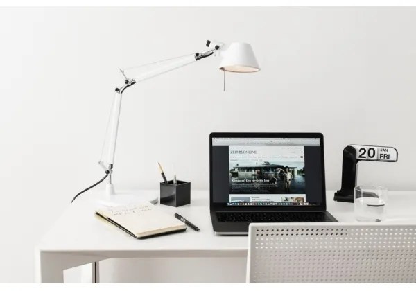 Artemide AR 0011820A - Asztali lámpa TOLOMEO MICRO 1xE14/46W/230V fehér