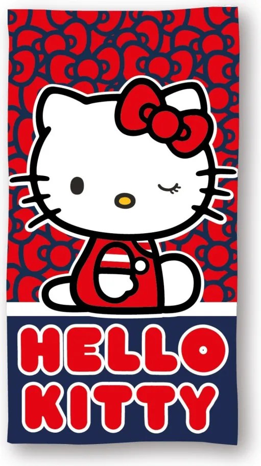 Hello Kitty Cutie Style fürdőlepedő, strand törölköző 70x140cm (Fast Dry)