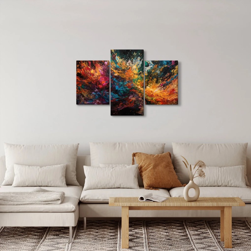 Kép - Színes absztrakció II. (90x60 cm)
