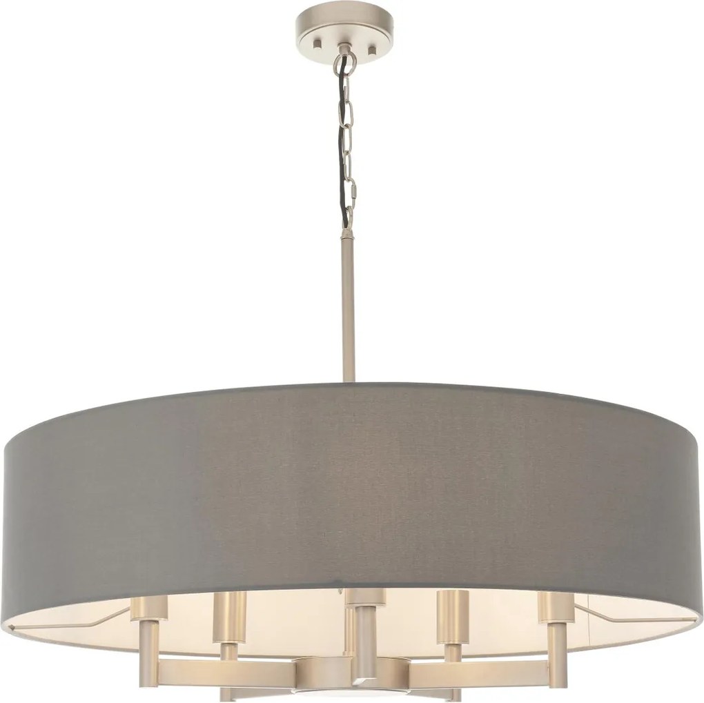 Endon modern függeszték grande nikkel szürke end81002