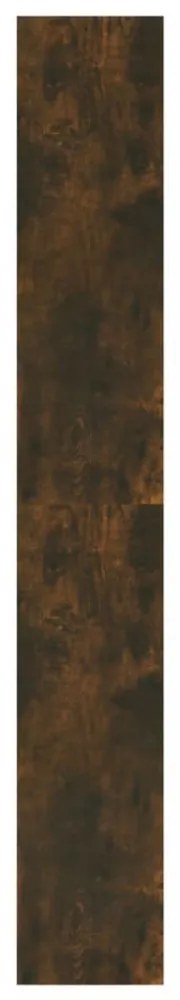 füstös tölgy színű fa könyvszekrény/térelválasztó 80x30x198 cm