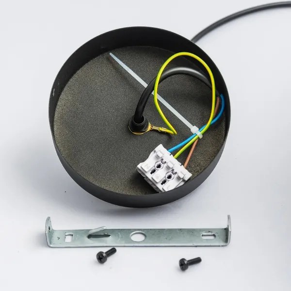 ECLIPSE kábellel függesztett csillár 1xE27/15W/230V fekete/fehér