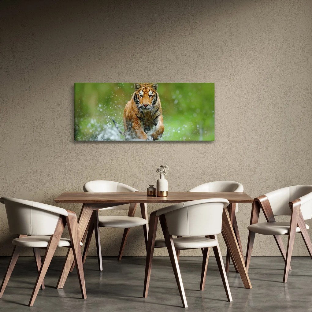 Kép - Futó tigris (120x50 cm)