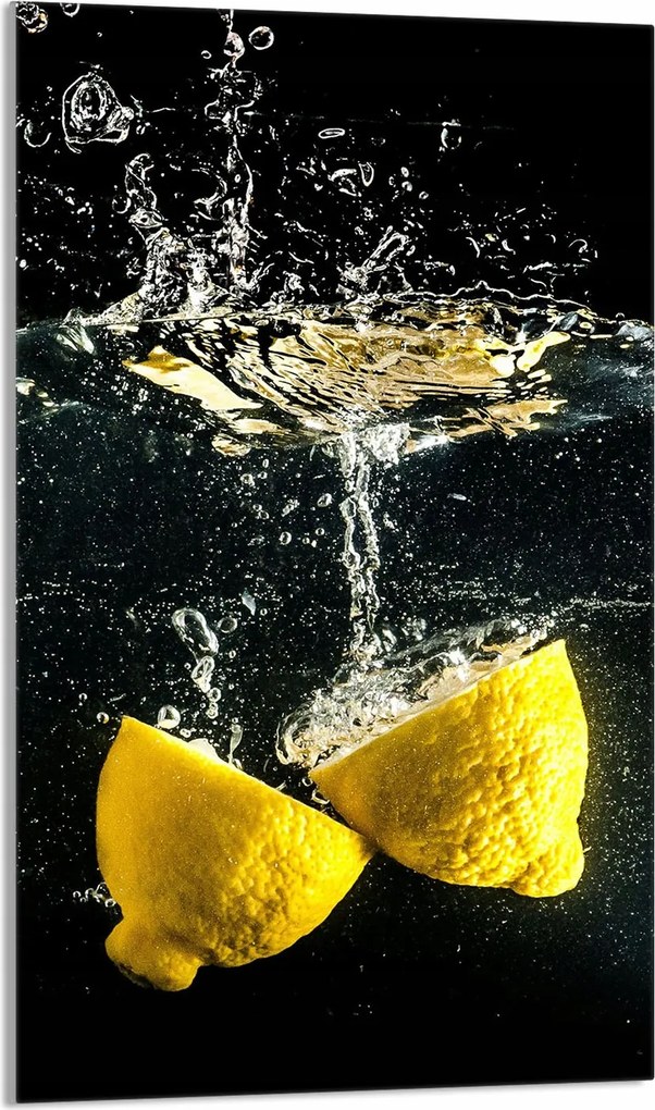 Üveg Vágódeszka 30x52 Citrom a Konyhába