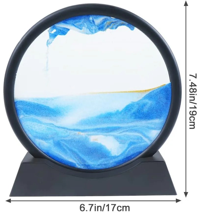 Homokóra kép kék homokkal